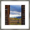 The Window Framed Print