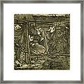 The Wise And Foolish Virgins Etching Framed Print