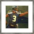 The Word Is Out Feat Russell Wilson Framed Print