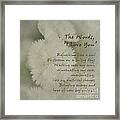 The Words I Love You Framed Print