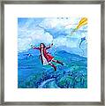 The Yellow Kite Framed Print