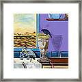 There Are Birds In The Kitchen Sink Framed Print