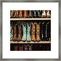 These Boots Are Made For Walking 3 Framed Print