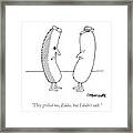 They Grilled Framed Print