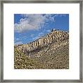 Thimble Peak In Sabino Canyon Framed Print