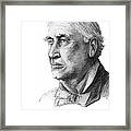Thomas Edison, American Inventor Framed Print