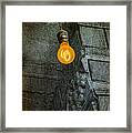 Thomas Edison Lightbulb Framed Print