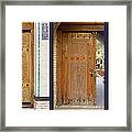 Three Doors To Bukhara Framed Print