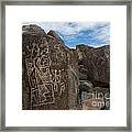 Three Rivers Petroglyphs 1 Framed Print