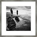 Three Sisters Beach Framed Print