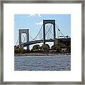 Throgs Neck Bridge Framed Print