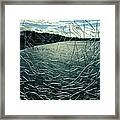 Through Cracked Glass 3 Framed Print