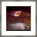 Thunderstorm Boulder County Colorado Framed Print