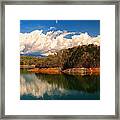 Thunderstorm Rolling Over The Smokies Framed Print