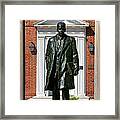 Thurgood Marshall Statue Framed Print