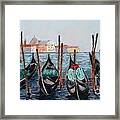 Tied Up In Venice Framed Print