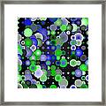 Tiles.blue-green.2.1 Framed Print