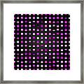 Tiles.purple.1 Framed Print