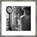 Time To Shop Framed Print