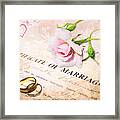 Tokens Of Love Framed Print