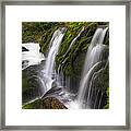 Tokul Creek Cascades Framed Print
