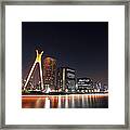 Tokyo Nightview Over Sumida-river Framed Print