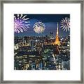 Tokyo Skyline With The Tokyo Tower For Framed Print