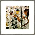 Tomb Painting Of Banquet Scene Framed Print