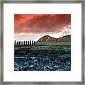 Tongariki And Rano Raraku Framed Print