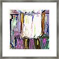 Tonya Was A Shy Girl Child Portrait Framed Print