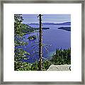 Top Of Emerald Bay Lake Tahoe California Framed Print
