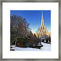Toronto Lds Mormon Temple Framed Print