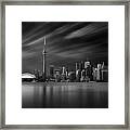 Toronto Skyline - 8 Minutes In Toronto Framed Print