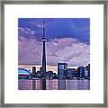 Toronto Skyline 1 Framed Print