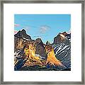 Torres Del Paine Sunrise - Patagonia Photograph Framed Print