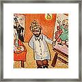 Toulouse At His Easel Framed Print