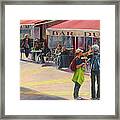 Tourists Framed Print