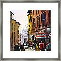 Tourists In Italy Framed Print