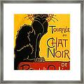 Tournee Du Chat Noir Framed Print