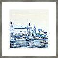 Tower Bridge And The City Of London Framed Print