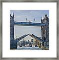 Tower Bridge Opened Framed Print