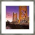 Tower Bridge Sunset Framed Print