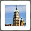 Tower Life Building San Antonio Tx Framed Print