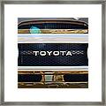 Toyota Land Cruiser Grille Emblem Framed Print
