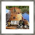 Traditional Fly-fishing Rod With Equipment Framed Print