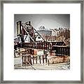 Train Bridge Framed Print