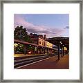 Train Station Framed Print