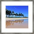 Tranquil Nacpan Beach Framed Print