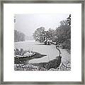 Tranquility At The Lake Framed Print