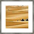 Travellers In The Desert Framed Print